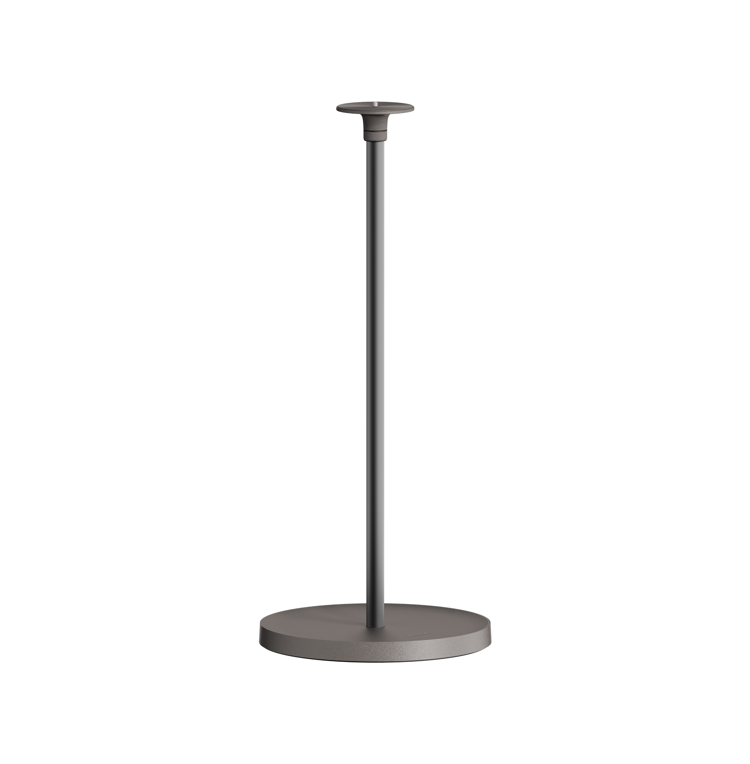 XGIMI Floor Stand in elephant grey, aluminum alloy construction with circular base and mounting plate.