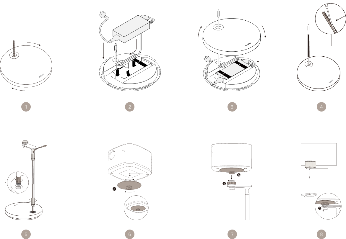Floor Stand Ultra - mounting guide PC